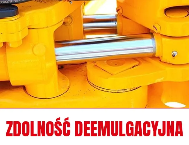 Siłownik i przewody układu hydraulicznego - zdolność deemulgacyjna oleju