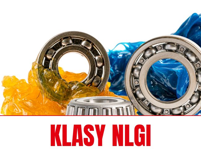Smary plastyczne o różnej konsystencji na łożyskach - klasy NLGI