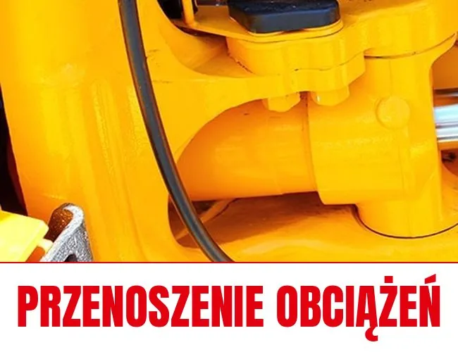 Przegub i siłownik hydrauliczny maszyny budowlanej - zdolność przenoszenia obciążeń oleju hydraulicznego