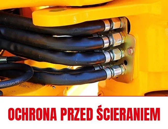 Złącza przewodów hydraulicznych - ochrona przed ścieraniem w oleju hydraulicznym