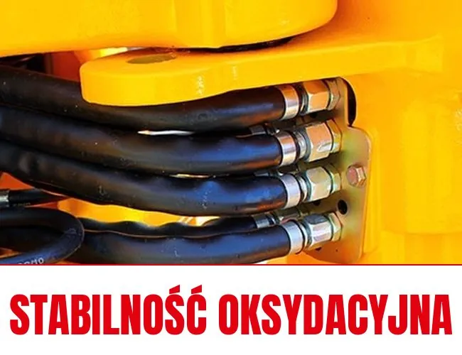 Przewody hydrauliczne maszyny - stabilność oksydacyjna oleju hydraulicznego