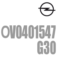 Opel 0v0401547-G30