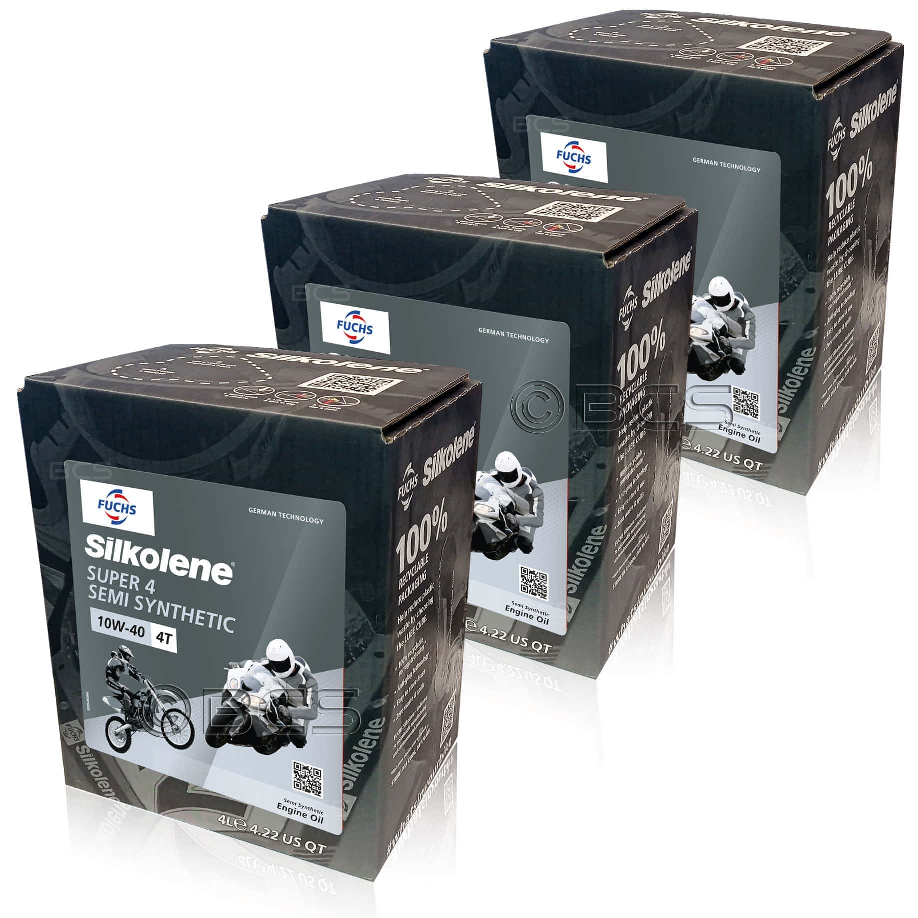 12 litrów FUCHS SILKOLENE SUPER 4 10W40 OLEJ SILNIKOWY ZESTAW - TANIEJ