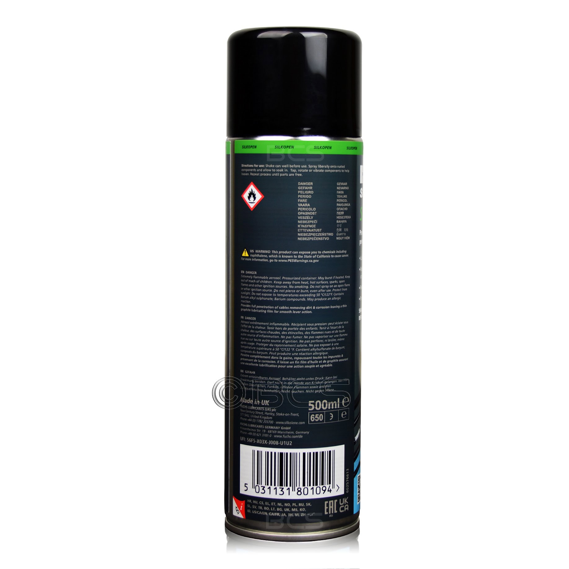 FUCHS SILKOLENE SILKOPEN SPRAY - DO LINEK W MOTOCYKLACH - 500 ml