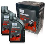 6 litrów FUCHS SILKOLENE PRO 4 10W30 XP - syntetyczny (fully synthetic) olej silnikowy (4T) do motocyklii - ZESTAW - TANIEJ, Opakowanie / zestaw: 6 litrów (4 litry + 2 x 1 litr) - sklep olejefuchs.pl