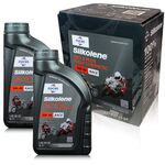 6 litrów FUCHS SILKOLENE PRO 4 PLUS 5W40 RACE - syntetyczny (fully synthetic) olej silnikowy (4T) do motocykli wyczynowych - ZESTAW - TANIEJ, Opakowanie / zestaw: 6 litrów (4 litry + 2 x 1 litr) - sklep olejefuchs.pl