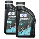 2 litry FUCHS SILKOLENE RSF 2,5 (ISO 15) - olej do amortyzatorów w motocyklach - ZESTAW - TANIEJ, Nazwa: RSF 2,5 (ISO 15), Opakowanie / zestaw: 2 litry (2 x 1 litr) - sklep olejefuchs.pl