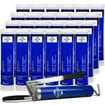 24 sztuki FUCHS RENOLIT EP 2 400 g - wielofunkcyjny smar litowy + SMAROWNICA - ZESTAW, Klasa konsystencji NLGI: NLGI 2, Opakowanie / zestaw: 400 g x 24 + smarownica - sklep olejefuchs.pl