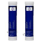 2 sztuki FUCHS RENOLIT LZR 2 H - smar - 400 g - ZESTAW - TANIEJ, Opakowanie / zestaw: 400 g x 2 - sklep olejefuchs.pl