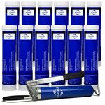 12 sztuk FUCHS RENOLIT UNI 42 400 g - smar litowy z EP2 + SMAROWNICA - ZESTAW, Klasa konsystencji NLGI: NLGI 2, Opakowanie / zestaw: 400 g x 12 + smarownica - sklep olejefuchs.pl