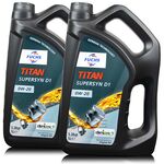 10 litrów FUCHS TITAN SUPERSYN D1 0W20 DEXOS1 Gen 3 - olej silnikowy - ZESTAW - TANIEJ, Opakowanie / zestaw: 10 litrów (2 x 5 litrów) - sklep olejefuchs.pl