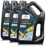 15 litrów FUCHS TITAN SUPERSYN D1 0W20 DEXOS1 Gen 3 - olej silnikowy - ZESTAW - TANIEJ, Opakowanie / zestaw: 15 litrów (3 x 5 litrów) - sklep olejefuchs.pl