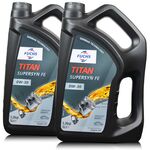 10 litrów FUCHS TITAN SUPERSYN FE 0W30 - VOLVO VCC 95200377, ACEA A5/B5, API SL - olej silnikowy - ZESTAW - TANIEJ, Opakowanie / zestaw: 10 litrów (2 x 5 litrów) - sklep olejefuchs.pl