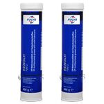 2 sztuki FUCHS RENOLIT FLM 2 - smar litowy z dwusiarczkiem molibdenu odporny na wodę - 400 g - ZESTAW - TANIEJ, Opakowanie / zestaw: 400 g x 2 - sklep olejefuchs.pl