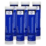 6 sztuk FUCHS RENOLIT FLM 2 - smar litowy z dwusiarczkiem molibdenu odporny na wodę - 400 g - ZESTAW - TANIEJ, Opakowanie / zestaw: 400 g x 6 - sklep olejefuchs.pl