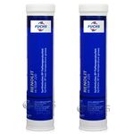 2 sztuki FUCHS RENOLIT HI-TEMP 220 - smar - 380 g - ZESTAW - TANIEJ, Klasa konsystencji NLGI: NLGI 2, Opakowanie / zestaw: 380 g x 2 - sklep olejefuchs.pl