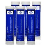 6 sztuk FUCHS RENOLIT LX 3 - smar NLGI 3 - 400 g - ZESTAW - TANIEJ, Klasa konsystencji NLGI: NLGI 3, Opakowanie / zestaw: 400 g x 6 - sklep olejefuchs.pl