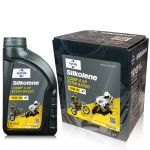 5 litrów FUCHS SILKOLENE COMP 4 15W50 XP - syntetyczny olej silnikowy (4T) do motocykli - ZESTAW - TANIEJ, Opakowanie / zestaw: 5 litrów (4 litry + 1 litr), Lepkość SAE: 15W50 - sklep olejefuchs.pl