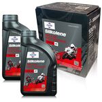 6 litrów FUCHS SILKOLENE PRO 4 10W60 XP - syntetyczny (fully synthetic) olej silnikowy (4T) do motocykli - ZESTAW - TANIEJ, Opakowanie / zestaw: 6 litrów (4 litry + 2 x 1 litr), Lepkość SAE: 10W60 - sklep olejefuchs.pl