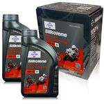 6 litrów FUCHS SILKOLENE PRO 4 15W50 XP - syntetyczny (fully synthetic) olej silnikowy (4T) do motocykli - ZESTAW - TANIEJ, Opakowanie / zestaw: 6 litrów (4 litry + 2 x 1 litr), Lepkość SAE: 15W50 - sklep olejefuchs.pl