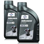 2 litry FUCHS SILKOLENE V-TWIN 20W50 - mineralny olej silnikowy (4T) do motocykli z silnikami widlastymi - ZESTAW - TANIEJ, Opakowanie / zestaw: 2 litry (2 x 1 litr), Lepkość SAE: 20W50 - sklep olejefuchs.pl