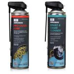 ZESTAW DO KONSERWACJI ŁAŃCUCHA SILKOLENE PRO CHAIN LUBE SPRAY + BRAKE & CHAIN CLEANER SPRAY, Opakowanie / zestaw: 500 ml SPRAY 1+1 - sklep olejefuchs.pl