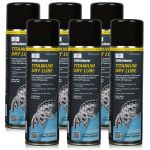 6 sztuk FUCHS SILKOLENE TITANIUM DRY LUBE SPRAY - smar do łańcucha motocyklowego z PTFE - 500 ml - ZESTAW - TANIEJ, Opakowanie / zestaw: 500 ml SPRAY x 6 - sklep olejefuchs.pl