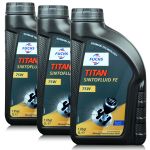 3 litry FUCHS TITAN SINTOFLUID FE 75W GL-4 - olej przekładniowy - ZESTAW - TANIEJ, Opakowanie / zestaw: 3 litry (3 x 1 litr) - sklep olejefuchs.pl