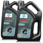 10 litrów FUCHS TITAN SUPERGEAR 80W90 - olej przekładniowy - ZESTAW - TANIEJ, Opakowanie / zestaw: 10 litrów (2 x 5 litrów) - sklep olejefuchs.pl