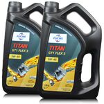 10 litrów FUCHS TITAN GT1 FLEX 3 5W40 - ACEA C3 API SN MB 229.31 MB 229.51 MB 229.52 VW 505 00/505 01 BMW LL-04 - olej silnikowy - ZESTAW TANIEJ, Opakowanie / zestaw: 10 litrów (2 x 5 litrów) - sklep olejefuchs.pl