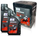 6 litrów FUCHS SILKOLENE PRO 4 10W40 XP - syntetyczny (fully synthetic) olej silnikowy (4T) do motocykli - ZESTAW - TANIEJ, Opakowanie / zestaw: 6 litrów (4 litry + 2 x 1 litr) - sklep olejefuchs.pl