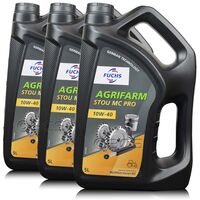 15 litrów FUCHS AGRIFARM STOU MC PRO 10W40 - olej wielofunkcyjny silnikowo-przekładniowo-hydrauliczny - ZESTAW - TANIEJ, Opakowanie / zestaw: 15 litrów (3 x 5 litrów) - sklep olejefuchs.pl