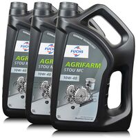 15 litrów FUCHS AGRIFARM STOU MC 10W40 - olej wielofunkcyjny silnikowo-przekładniowo-hydrauliczny - ZESTAW - TANIEJ, Opakowanie / zestaw: 15 litrów (3 x 5 litrów) - sklep olejefuchs.pl