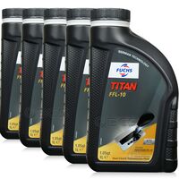 5 litrów FUCHS TITAN FFL-10 - olej do skrzyń dwusprzęgłowych Mercedes MB 236.22 - ZESTAW - TANIEJ, Opakowanie / zestaw: 5 litrów (5 x 1 litr) - sklep olejefuchs.pl