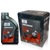 5 litrów FUCHS SILKOLENE PRO 4 10W30 XP - syntetyczny (fully synthetic) olej silnikowy (4T) do motocyklii - ZESTAW - TANIEJ, Opakowanie / zestaw: 5 litrów (4 litry + 1 litr) - sklep olejefuchs.pl