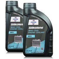 2 litry FUCHS SILKOLENE MAG COOL - płyn do układu chłodzenia w motocyklu - ZESTAW - TANIEJ, Opakowanie / zestaw: 2 litry (2 x 1 litr) - sklep olejefuchs.pl