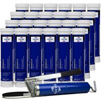 24 sztuki FUCHS RENOLIT LZR 2 H 400 g - smar + SMAROWNICA - ZESTAW, Opakowanie / zestaw: 400 g x 24 + smarownica - sklep olejefuchs.pl