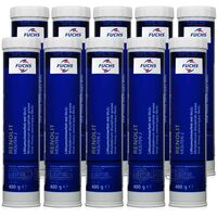 10 sztuk FUCHS RENOLIT MOLITEN 2 - smar litowy z dwusiarczkiem molibdenu - 400 g - ZESTAW - TANIEJ, Opakowanie / zestaw: 400 g x 10 - sklep olejefuchs.pl