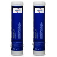 2 sztuki FUCHS RENOLIT MOLITEN 2 - smar litowy z dwusiarczkiem molibdenu - 400 g - ZESTAW - TANIEJ, Opakowanie / zestaw: 400 g x 2 - sklep olejefuchs.pl