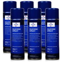 6 sztuk FUCHS SILICONE SPRAY - smar silikonowy  - 500 ml - ZESTAW - TANIEJ, Opakowanie / zestaw: 500 ml SPRAY x 6 - sklep olejefuchs.pl