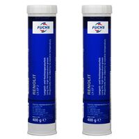 2 sztuki FUCHS RENOLIT LX-EP 2 - smar litowy kompleksowy - 400 g - ZESTAW- TANIEJ, Opakowanie / zestaw: 400 g x 2 - sklep olejefuchs.pl