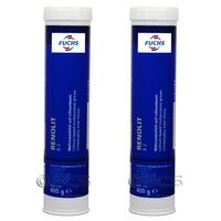 2 sztuki FUCHS RENOLIT B 2 - uniwersalny smar litowy - 400 g - ZESTAW - TANIEJ, Opakowanie / zestaw: 400 g x 2 - sklep olejefuchs.pl