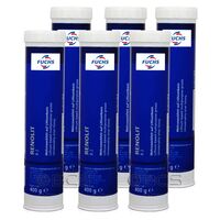 6 sztuk FUCHS RENOLIT B 2 - uniwersalny smar litowy - 400 g - ZESTAW - TANIEJ, Opakowanie / zestaw: 400 g x 6 - sklep olejefuchs.pl
