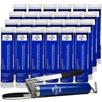 24 sztuki FUCHS RENOLIT FLM 2 400 g - smar + SMAROWNICA - ZESTAW, Opakowanie / zestaw: 400 g x 24 + smarownica - sklep olejefuchs.pl