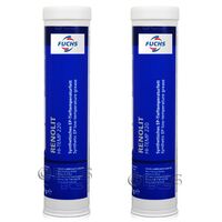 2 sztuki FUCHS RENOLIT HI-TEMP 220 - smar - 380 g - ZESTAW - TANIEJ, Klasa konsystencji NLGI: NLGI 2, Opakowanie / zestaw: 380 g x 2 - sklep olejefuchs.pl