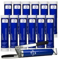 12 sztuk FUCHS RENOLIT HLT 2 380 g - smar + SMAROWNICA - ZESTAW, Opakowanie / zestaw: 380 g x 12 + smarownica - sklep olejefuchs.pl