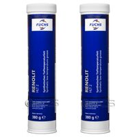 2 sztuki FUCHS RENOLIT HLT 2 - smar - 380 g - ZESTAW - TANIEJ, Opakowanie / zestaw: 380 g x 2 - sklep olejefuchs.pl