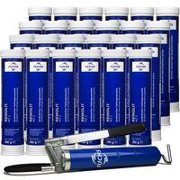 24 sztuki FUCHS RENOLIT HLT 2 380 g - smar + SMAROWNICA - ZESTAW, Opakowanie / zestaw: 380 g x 24 + smarownica - sklep olejefuchs.pl
