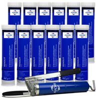 12 sztuk FUCHS RENOLIT LX 2 - smar NLGI 2 - 400 g - smar + SMAROWNICA - ZESTAW, Klasa konsystencji NLGI: NLGI 2, Opakowanie / zestaw: 400 g x 12 + smarownica - sklep olejefuchs.pl