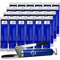 24 sztuki FUCHS RENOLIT LX 2 - smar NLGI 2 - 400 g - smar + SMAROWNICA - ZESTAW, Klasa konsystencji NLGI: NLGI 2, Opakowanie / zestaw: 400 g x 24 + smarownica - sklep olejefuchs.pl